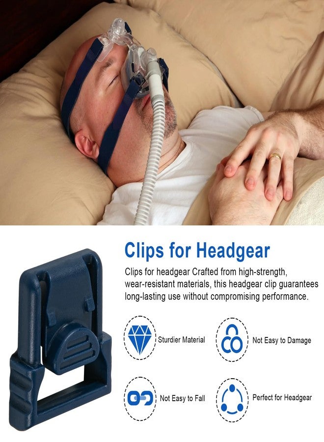 HEBRAR Headgear Clips Compatible with ResMed Mirage Nasal CPAP Mask, Comfortable Reliable Fixation CPAP Mask Strap Clips Fit for Most Headgear CPAP Accessories 2 Pack - Image 5